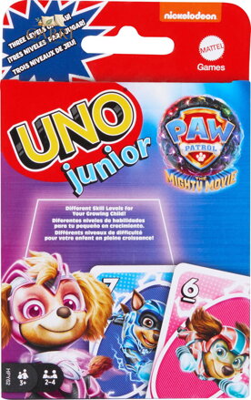 MATTEL HRA Uno karty Junior Tlapková Patrola *SPOLEČENSKÉ HRY*