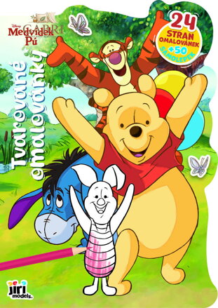 JIRI MODELS Omalovánky tvarované Medvídek Pú