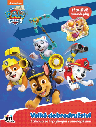 JIRI MODELS Zábava s třpytivými samolepkami Tlapková Patrola