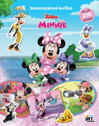 JIRI MODELS Samolepková knížka Disney Minnie Mouse 210 samolepek