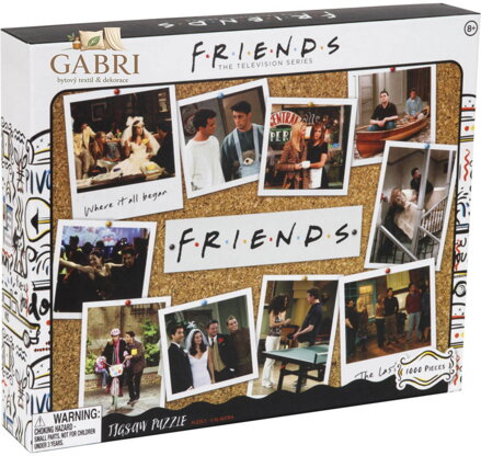 PALADONE Puzzle Přátelé (Friends) 76x61cm skládačka 1000 dílků