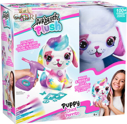 EP Line Airbrush studio Pejsek kreativní set s rozprašovací pistolí na baterie