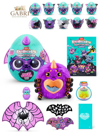 ASMODEE Rainbocorns S1 Monstercorn příšerka 35 překvapení ve vajíčku