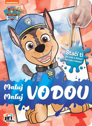 JIRI MODELS Maluj vodou Tlapková Patrola II. omalovánky
