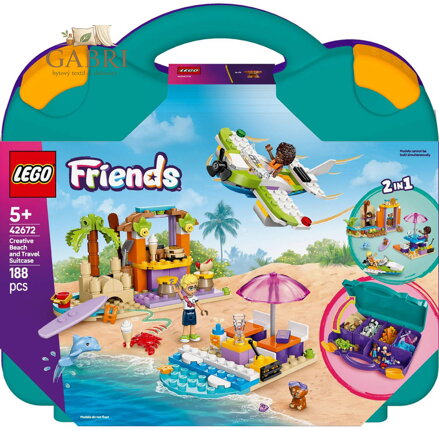 LEGO FRIENDS Kreativní plážový a cestovní kufřík 42672 STAVEBNICE