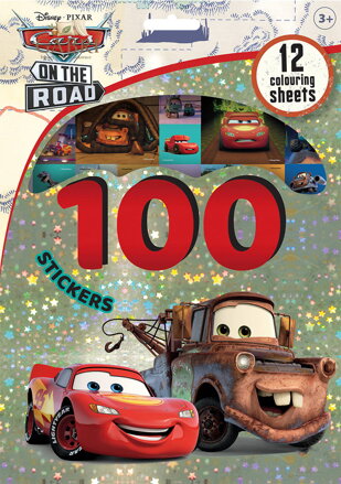 JIRI MODELS 100 samolepek + omalovánky Auta (Cars)