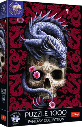 TREFL PUZZLE Fantasy Collection Orientální drak 48x68cm skládačka 1000 dílků