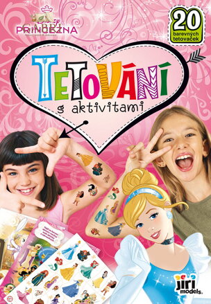 JIRI MODELS Tetování s aktivitami Disney Princezny 20 tetovaček