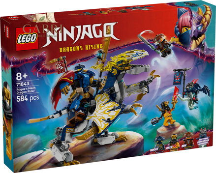 LEGO NINJAGO Rogue a robotický dračí jezdec 71843 STAVEBNICE