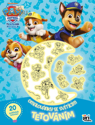 JIRI MODELS Omalovánky se svítícím tetováním Tlapková patrola (Paw Patrol)