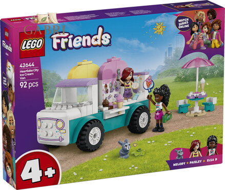LEGO FRIENDS Zmrzlinářské auto v městečku Heartlake 42644 STAVEBNICE