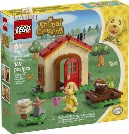 LEGO ANIMAL CROSSING Goldie a její dům 77058 STAVEBNICE