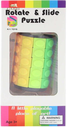 Hra hlavolam válec magický 7cm plast v krabici