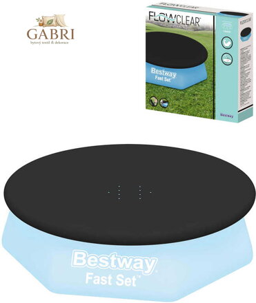 BESTWAY Krycí kruhová plachta 2,4m kryt na bazén 2,44m (244cm) 58032