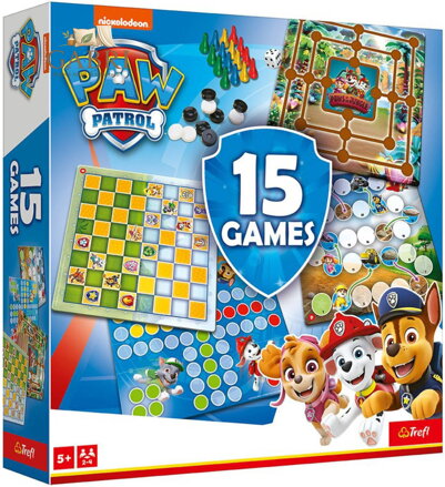 TREFL Hra sada 15 her Tlapková Patrola (Paw Patrol) *SPOLEČENSKÉ HRY*
