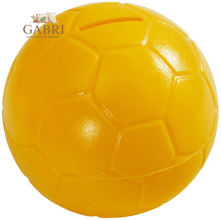 SMĚR Pokladnička (kasička) míč TANGO plastová žlutá