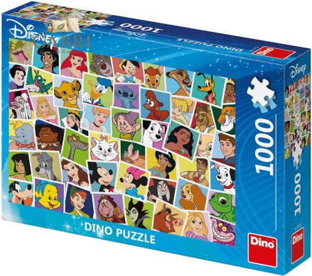 DINO Puzzle Disney fotky 66x47cm foto skládačka 1000 dílků
