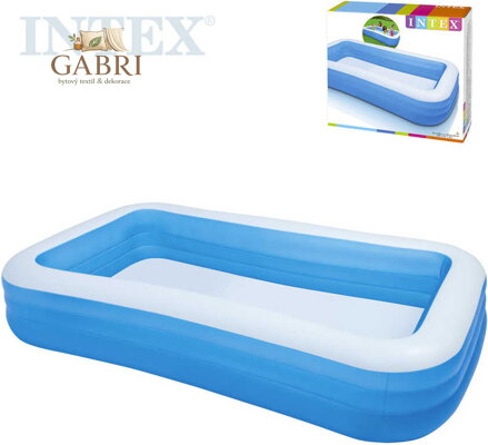 INTEX Bazén nafukovací rodinný 305x183x56cm obdelníkový 58484