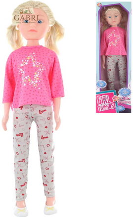 Panenka velká chodící 80cm chodička blondýnka v krabici