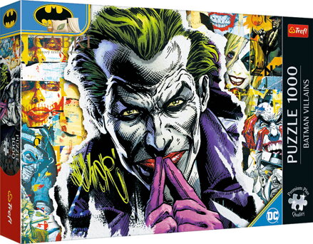 TREFL PUZZLE PREMIUM Batman Villains: Joker 68x48cm 1000 dílků