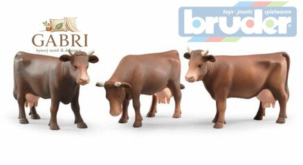 BRUDER 02308 (2308) Figurka kráva hnědá