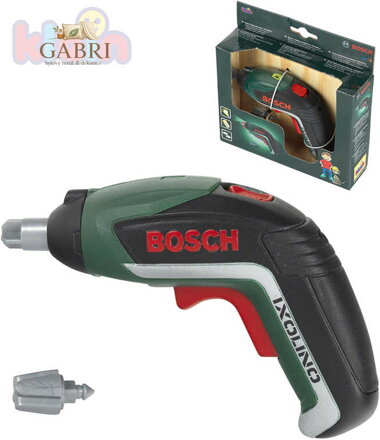KLEIN Aku šroubovák dětský Bosch na baterie Světlo Zvuk plast