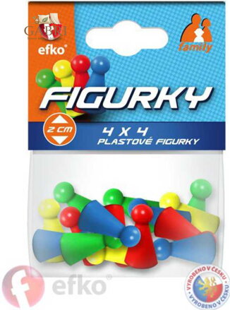 EFKO Figurky barevné Family doplněk ke společenským hrám set 16ks