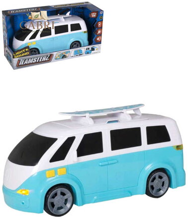 Teamsterz auto karavan 35cm na baterie Světlo Zvuk plast