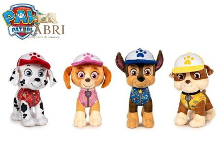 PLYŠ Pes Paw Patrol letní Pejsek 27cm 4druhy *PLYŠOVÉ HRAČKY*