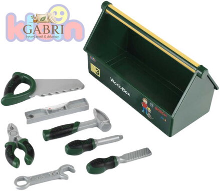 KLEIN Sada plastového nářadí 7ks BOSCH v pracovním boxu