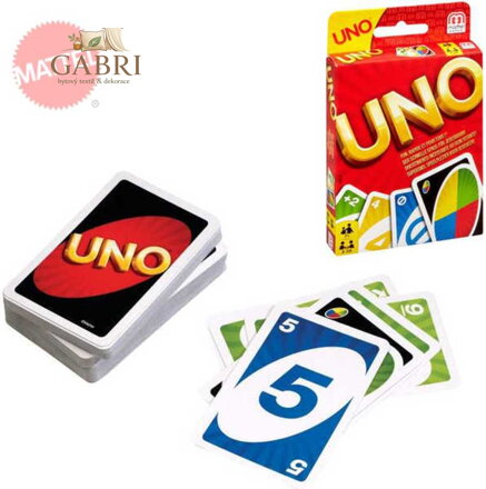 MATTEL Karty UNO karetní dětská, párty a rodinná hra
