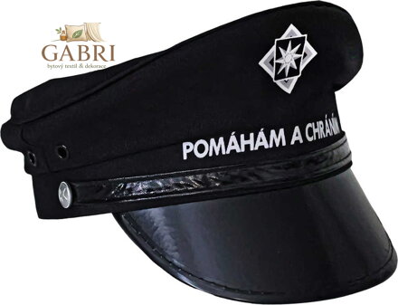 KARNEVAL Policejní čepice Pomáhám a chráním dospělá *KARNEVALOVÝ DOPLNĚK*