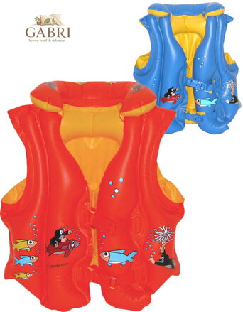 Plavací vesta nafukovací Krtek (Krteček) 45x50cm do vody 3-6 let 2 barvy