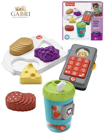FISHER PRICE Baby Ahoj fantazie set 3 hračky s aktivitami na baterie Světlo Zvuk