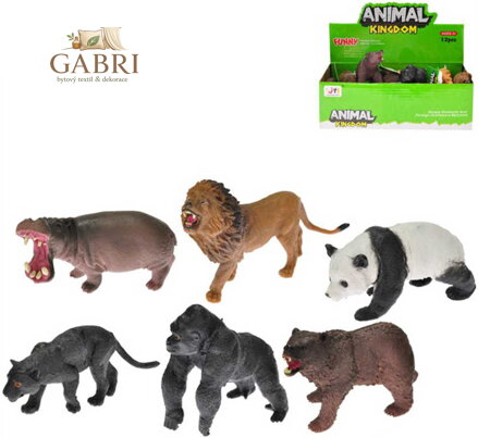 Zvířátka plastová safari 8-10cm 12 druhů