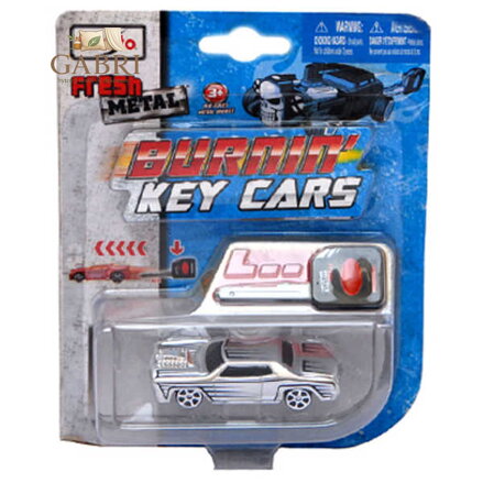 MAISTO Burnin Key Cars 3 herní set auto kovové vystřelovací s klíčem