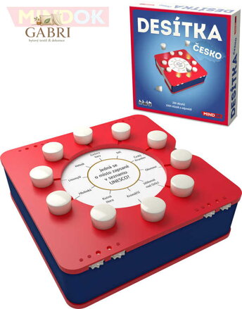 MINDOK HRA Desítka Česko *SPOLEČENSKÉ HRY*