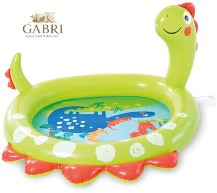 INTEX Bazén baby dětský dinosaurus 119x109x66cm s fontánkou 58437