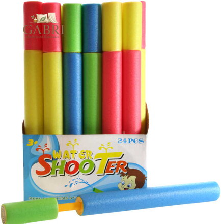 Vodní soft měkká pěnová trubice 40cm PĚNOVÉ DĚLO do vody 4 barvy