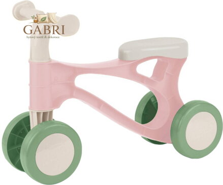 LENA Odrážedlo Rolocykl pastelově růžový 48cm baby odstrkovadlo