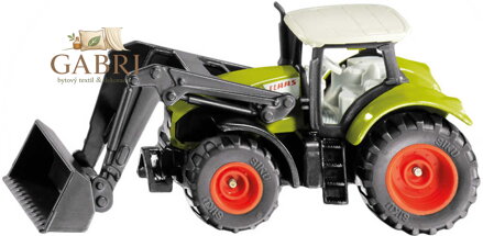SIKU Blister traktor Claas Axion s předním nakladačem model kov 1392