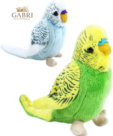 PLYŠ Andulka 12cm plyšový ptáček 2 barvy *PLYŠOVÉ HRAČKY*