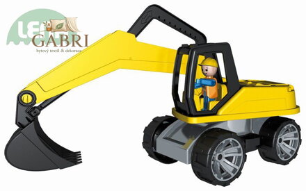 LENA Truxx Bagr 37cm (auto na písek) s figurkou řidiče plast