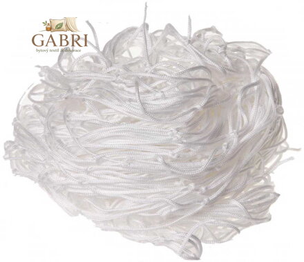 NOE Síť dekorační Bílá na aranžování 1,2x4m na zavěšování hraček