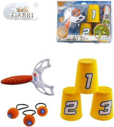 EP Line Hra Phlat Sport set prak se 3 míčky s poutky a 3 kelímky