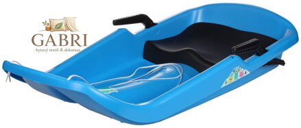 PLASTKON Boby dětské CYCLONE se sedátkem na sníh Modré