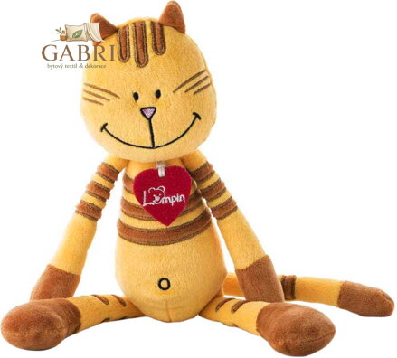 LUMPIN PLYŠ Kočka Pipa Lipa 38cm žlutá střední *PLYŠOVÉ HRAČKY*