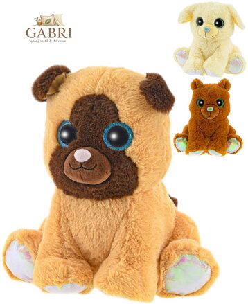 PLYŠ Pejsek baby sedící vonící 19-20cm 3 druhy *PLYŠOVÉ HRAČKY*