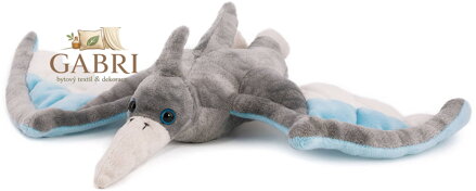 PLYŠ Pterosaur šedivý 40cm velký *PLYŠOVÉ HRAČKY*