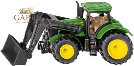SIKU Blister traktor John Deere s čelním nakladačem model kov 1395